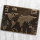 Обложка для паспорта HiArt PC-01-S19-1020-T002 Shabby Brown "7 wonders of the world" - изображение 3