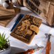 Шкіряний портмоне для документів / ID паспорта HiArt PB-03S/1-S18-0935-T003 Shabby Honey "Discoveries" - зображення 6