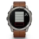 Смарт-часы Garmin fenix 8 51mm,AMOLED,Sapphire, Bare Ti, Blk/Chsnt Lthr (010-02905-40) - изображение 9