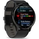 Смарт-часы Garmin Venu 3, Black + Slate, Leather, GPS (010-02784-52) - изображение 3