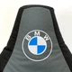 Крісло мішок Elegant 140 см х 100 см чорний + сірий BMW + подушечка Flex Oksford - изображение 3