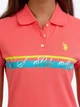 Поло жіноче U.S. Polo Assn 215689-ZH00A XS Коралове (786660337297) - зображення 5