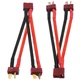 Кабель-перехідник для батареї, T-подібні штекери, 14AWG, 10 см - зображення 2