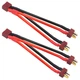 Кабель-перехідник для батареї, T-подібні штекери, 14AWG, 10 см - зображення 5