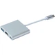 Адаптер Dynamode Multiport USB3.1 Type-C to HDMI/USB 3.0/USB Type-C до 4K HD-3840x2160 (Multiport USB 3.1 Type-C to HDMI) 058m - изображение 3
