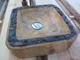 Умывальник (раковина) из камня и дерева StoneWoodEpoxy 33*33*10 см - изображение 3