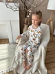 Детская пижама для девочки 110-116 см Зверята белая/разноцветная - изображение 3