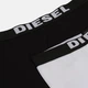 Труси-шорти Diesel Umbx-Roccotwopack Boxer 2pack 00S9T9/RHAPW/23 XS Черный/Белый (8055192226303) - зображення 3