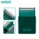 Аккумуляторная электробритва шейвер для бритья лица с USB VGR V-376 Pro Зеленый + Щеточка для очистки - изображение 2