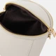 Сумка кросс-боди через плечо женская из натуральной кожи Vintage leather-22339 Белая - изображение 5