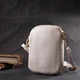 Сумка кросс-боди через плечо женская из натуральной кожи Vintage leather-22339 Белая - изображение 9