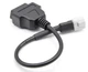 Переходник для мотоцикла YAMAHA (ямаха) 3-контактный на OBD2 16 контактов YZF-R125/MT-125/YS-125/Delight-125/N-MAX/X-MAX/AEROX Черный - изображение 5