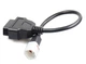 Переходник для мотоцикла YAMAHA (ямаха) 4-контактный на OBD2 16 контактов YZF /MT07 /Tracer /XSR /FZ09 /FZ10 /FJR1300 Черный - изображение 9