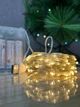 Гирлянда Роса нить 200 LED длина 20 м от батареек и USB , желтый теплый - изображение 2