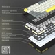 Клавіатура бездротова Epomaker TH80 SE 75% Flamingo Switch Hot-Swap (2.4G/BT/USB) RGB UA Black (TH80-SE-B-F) - зображення 10