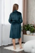 Халат Aksan 22.1736 42(S)-46(L) Темно зелений - зображення 3