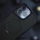 Захисний чохол TPU+PC Metal Buttons with MagSafe Carbon Ring для Apple iPhone 15 Pro (6.1") Чорний - зображення 4
