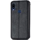 Шкіряний чохол-книжка GETMAN Cubic (PU) для Samsung Galaxy A10s Чорний - изображение 2