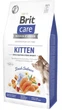 Гіпоалергенний корм для кошенят з лососем Brit Care Cat GF Kitten 7 кг - зображення 1