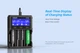 Универсальное ЗУ Xtar VX4, 4 канала, Li-1.5/Ni-Mh/Li-ion/LiFePO4, Test, QC/PD USB-C, LCD, Box - изображение 13