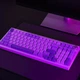Игровая механическая клавиатура беспроводная Proove Gaming Slicker c RGB подсветкой |BT, 2.4ГГц, 4000mAh, 25H, UA/ENG раскладка| white - изображение 3