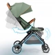 Коляска прогулянкова Paseo Nukido хакі + дощовик (716005) - зображення 5