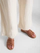 Женские шлепанцы кожаные Lasocki EST-AFIONA-06 5905588604082 35 22.6 см Коричневые (5905588604211) - изображение 2