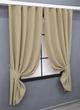 Комплект коротких штор VR-Textil Микровелюр Petek № 1491ш Бежевый 130х170 см 2 шт (35-0216) - изображение 2