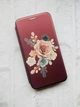 Чохол-книжка з малюнком для iPhone 11 Бордовий :: Троянди (принт 275) - зображення 3