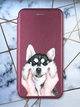 Чохол-книжка з малюнком для iPhone 11 Бордовий Мордочка (принт 121) - зображення 1