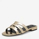 Женские шлепанцы Nine West 123AL1207-1 5905588564393 38 24.4 см Золотистые (5905588564447) - изображение 2