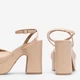 Женские босоножки Nine West WFA2634-2 5905588559559 37 24.2 см Бежевые (5905588559689) - изображение 6
