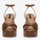 Женские босоножки Nine West WFA2634-2 5905588559542 38 25.4 см Коричневые (5905588559573) - изображение 3