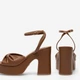Женские босоножки Nine West WFA2634-2 5905588559542 38 25.4 см Коричневые (5905588559573) - изображение 6