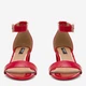 Женские босоножки Nine West WFA2641-1 5905588561996 37 24.3 см Красные (5905588562085) - изображение 3