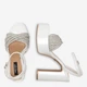 Женские босоножки Nine West WFA2736-1 38 24.8 см Белые (5905588592686) - изображение 4