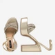 Женские босоножки Nine West WFA2736-1 5905588592556 39 24.7 см Золотистые (5905588592655) - изображение 4