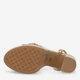 Женские босоножки Nine West WFA2736-1 5905588592556 39 24.7 см Золотистые (5905588592655) - изображение 7