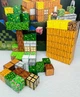 Дитячий магнітний конструктор Майнкрафт на 99 блоків Магнітні блоки Minecraft з фігурками 151 деталь - зображення 9