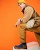 Толстовка на флисе мужская Uniqlo 276061565 L Коричневая (1159797963) - изображение 6
