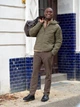 Толстовка на флисе мужская Uniqlo 276061565 L Коричневая (1159797963) - изображение 4