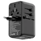 Універсальний адаптер Мережевий зарядний пристрій Proove Trip 85W 3Type-C + USB (TATR85130001) Black - зображення 7