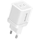 Сетевое зарядное устройство Proove Pure GaN Max 67W 2Type-C (WCPU67022202) White - изображение 1