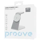 Бездротовий зарядний пристрій Proove Omni Power 3 in 1 iPhone AirPods Apple Watch Wireless Magnetic Charging Bracket 15W (WSOP15020002) White - изображение 3