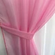 Шторы шифоновые с ламбрекеном ALBO розовые 150×270 см (LS-295-6) - изображение 3