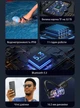 Наушники беспроводные блютуз костные для плаванья бассейна бега спорта водонепроницаемые IPX8 с костной проводимостью спортивная беспроводная bluetooth 5.3 гарнитура память на 32Gb Open Ended Swim - изображение 4