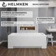 Ванна акриловая Helmken Luna 150x70 см (989378PE56) комплект 4 в 1: прямоугольная ванна, ножки, Белая фронтальная и боковая панель - изображение 3