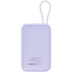 Батарея универсальная Canyon 10000mAh OnPower 101 PD/22.5W built-in cable Purple (CNS-CPB101PU) - изображение 4