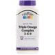 Жирные кислоты 21st Century Triple Omega Complex 3-6-9 90 капсул - изображение 1