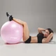 Мяч для фитнеса (фитбол) Cornix 85 см Anti-Burst Light Pink (XR-0370) - изображение 6